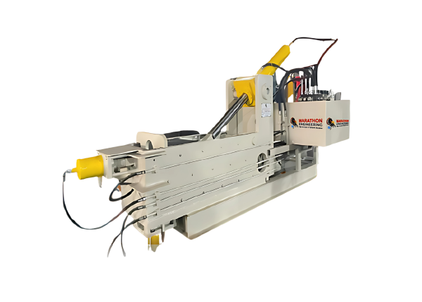 Double Action Auto Door Ejector Scrape Metal Baler Machine