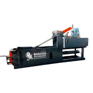 Double Action Manual Door & Manual Ejector Scrape Metal Baler Machine